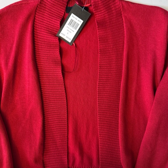 BEAUTIFUL Warm Red Sweater Cardigan Small NWTags - Picture 4 of 10